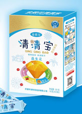 金银花清清宝      120克盒益生元        条码402546
